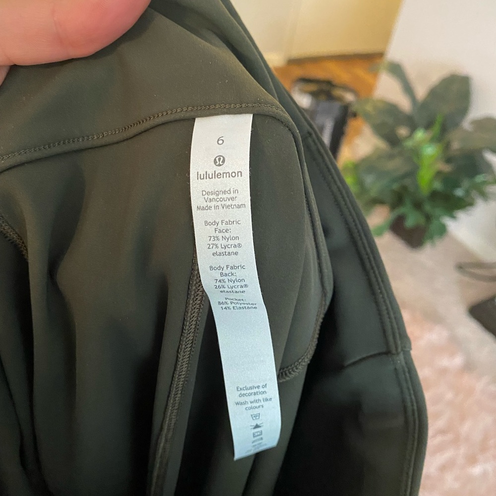 COPY - Lululemon olive green dress style pants